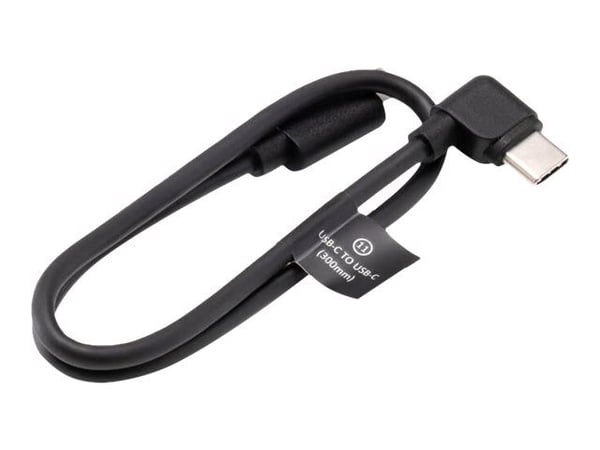 DJI - Kamerakontrollkabel - 24 pin USB-C hann vinklet til 24 pin USB-C hann rett - 30 cm - for DJI RS 3 Mini