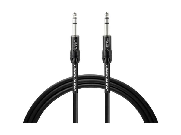 Warm Audio Interconnect PRO TRS - TRS-kabel 1,5 m Warm Audio Interconnect PRO TRS - TRS-kabel 1,5 m