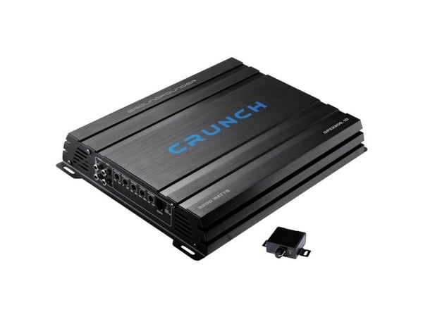 Crunch GPX2200.1D2 1-kanals digital slutsteg 2200 W med ljud-/bas-/diskantreglering (passar: Universal)