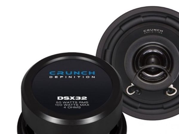 Crunch DSX32, 2-veis, 100 W, 50 W, 4 O, 45 mm, 8,8 cm