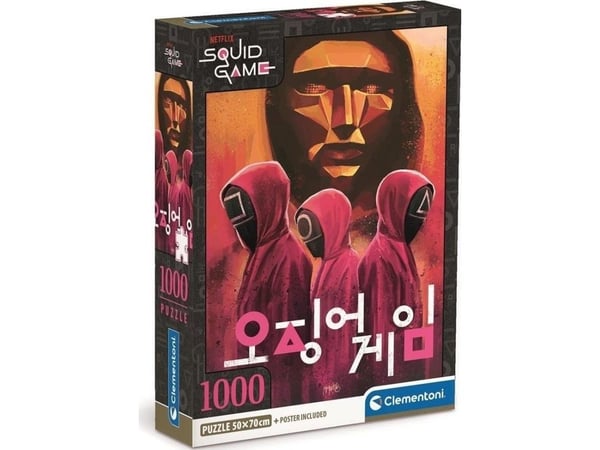 Clementoni CLE palapeli 1000 Compact Netflix SquidGame 39715