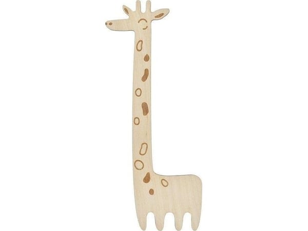 Milin bokmerke i tre - Giraff