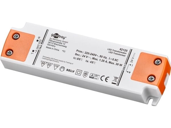 LED-transformator 24 V/30 W
