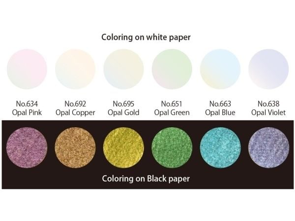 GANSAI TAMBI Opal Colors set med 6 färger
