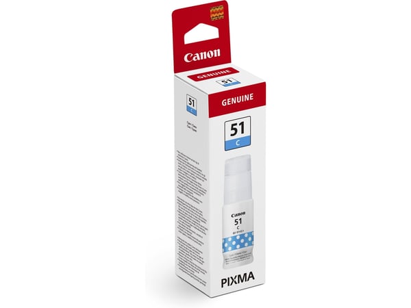 Canon GI 51 C - Cyan - original - blekkrefill - for PIXMA G1520, G2520, G2560, G3520, G3560