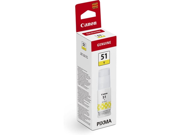 Canon GI 51 Y - Gul - original - blekkrefill - for PIXMA G1520, G2520, G2560, G3520, G3560