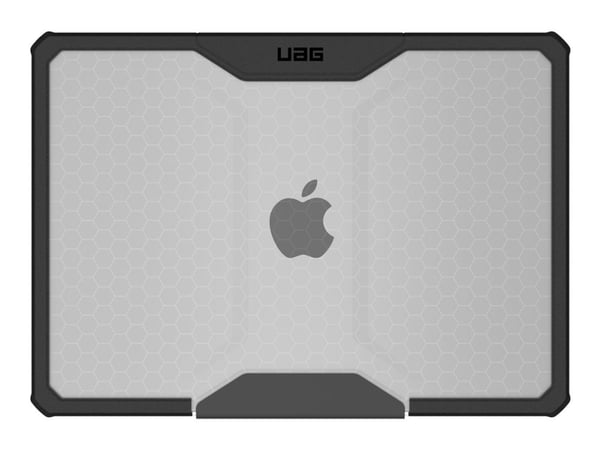 UAG Rugged Case for MacBook AIR 13.6" M2 (2022) - Clear/Black - Skallveske for bærbar - robust - svart, is