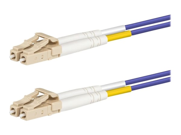 Lanview - Nettverkskabel - LC/UPC-multimodus (hann) til LC/UPC-multimodus (hann) - 3 m - 2 mm - fiberoptisk - dupleks - 50 / 125 mikroner - OM4 - h...