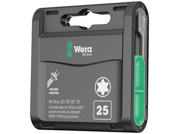 Wera TX HF 05057777001 Torx bit TX 20 20 deler