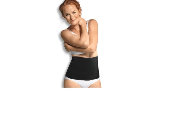 Carriwell Post Birth Belly Binder, svart, størrelse S/M