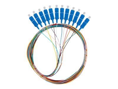 Lanberg - Grisehale - SC/UPC-enkeltmodus - 2 m - 0.9 mm - fiberoptisk - 9 / 125 micron - multifarge