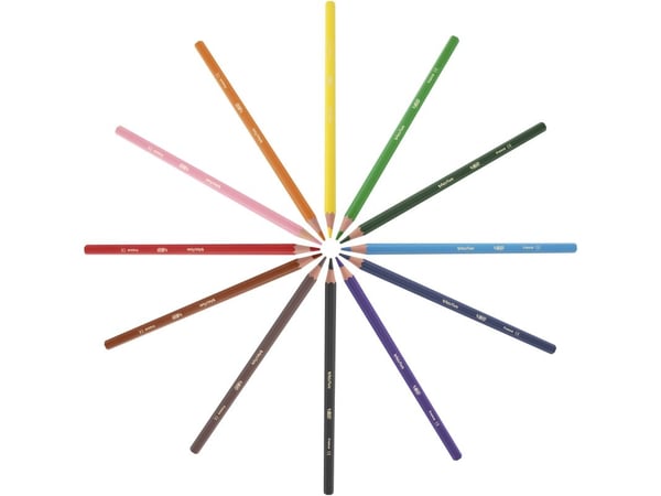 BIC KiDS ecolutions EVOLUTION - Fargeblyant - assorterte levende farger (en pakke 12)