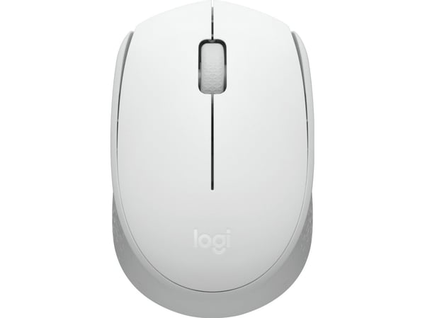 Logitech M171 - Mus - høyre- og venstrehendt - trådløs - 2,4 GHz - trådløs mottaker (USB) - Off-White