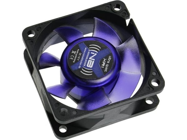 Noiseblocker BlackSilentFan XR1, Vifte, 6 cm, 1600 RPM, 18 m³/t, Sort