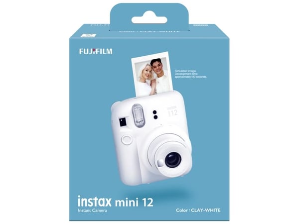 Fujifilm | Instax Mini 12 - Øyeblikkelig kamera - objektiv: 60 mm - Hvit