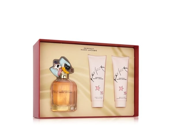 Marc Jacobs Perfect presentförpackning: EDP 100 ml + bodylotion 75 ml + EDP 10 ml (mini)