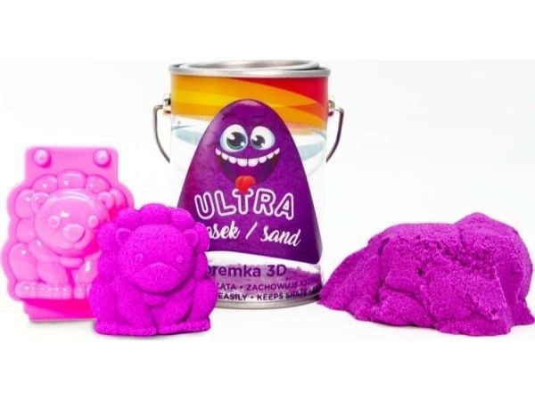 Epee Ultra kinetisk sand 150 g fiolett + 3D-form “levo”