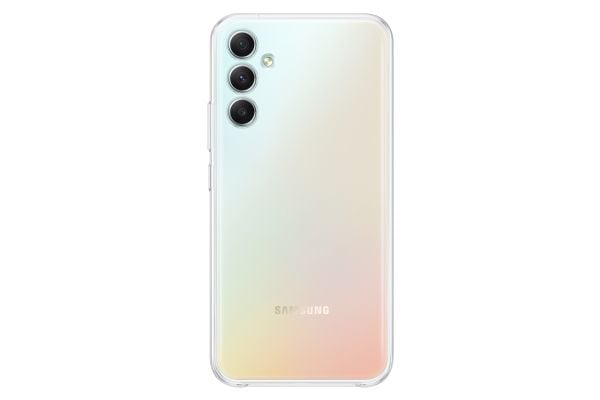 Samsung EF-QA346 - Baksidesskydd för mobiltelefon - transparent - för Galaxy A34 5G