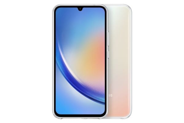 Samsung EF-QA346 - Baksidesskydd för mobiltelefon - transparent - för Galaxy A34 5G