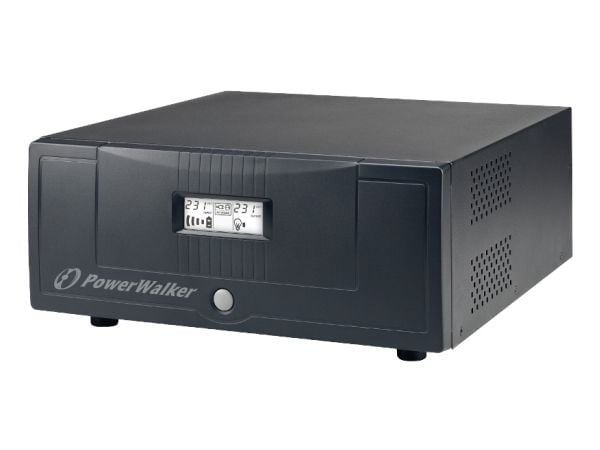 PowerWalker Inverter 700 PSW - UPS - AC 230 V - 500 watt - 700 VA - utgangskontakter: 1 - svart