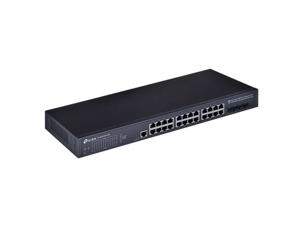 TP-Link JetStream TL-SG3428X-UPS, Håndtert, L2+/L3, Gigabit Ethernet (10/100/1000), Rack-montering, 1U