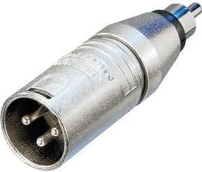 Neutrik NTR-NA2MPMM, XLR, RCA, Sølv