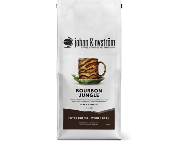 Johan & Nyström Bourbon unge kaffebønner 500g