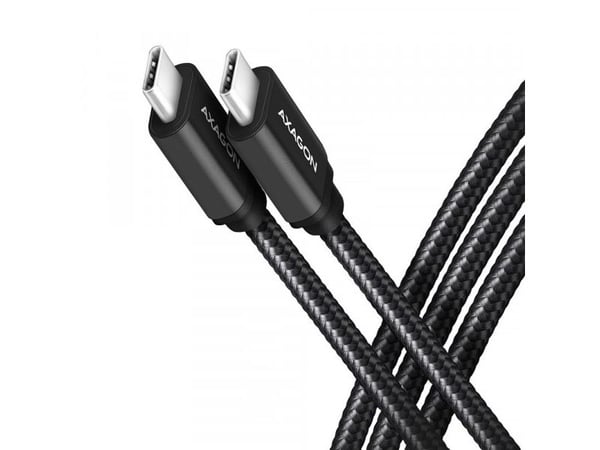 Axagon BUCM3-CM15AB, 1,5 m, USB C, USB C, USB 3.2 Gen 1 (3.1 Gen 1), 5 Gbit/sek., Sort