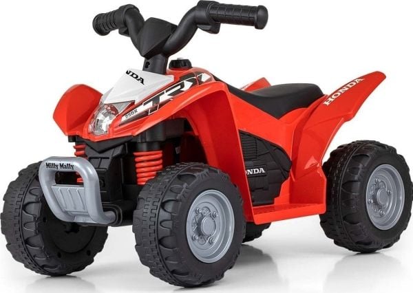 Milly Mally Quad HONDA ATV elbil, rød, batteridrevet