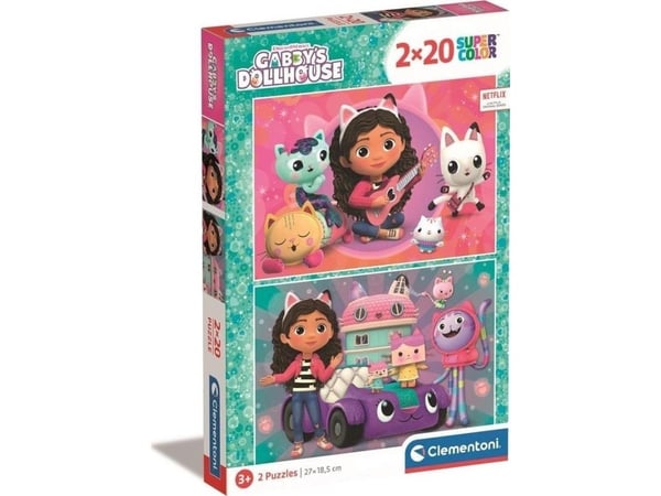 Clementoni GABBY''S DOLLHOUSE, 20 stykker, 3 år