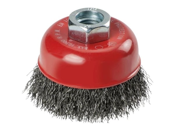 kwb 719106, Kopp stålbørste, 1,4 cm, 6 cm, 0,35 mm, Metall, Stein, Metall