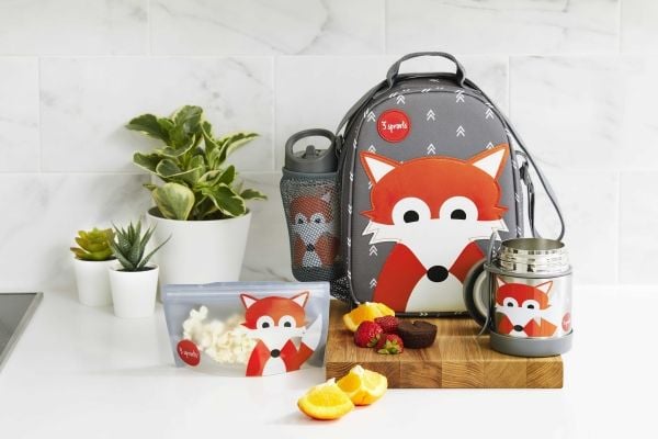 3 Sprouts Skuldertaske til Frokost og Snack, Ræv