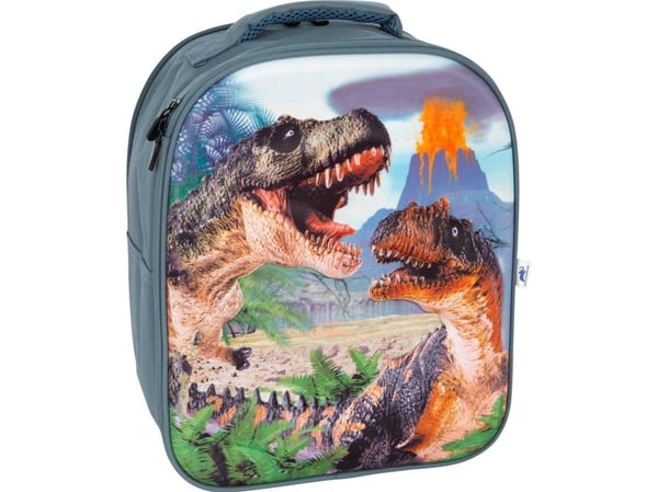 Mojo 3D reppu, jossa on eläimiä, dinosaurus