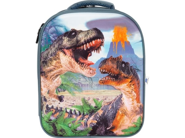 Mojo 3D reppu, jossa on eläimiä, dinosaurus