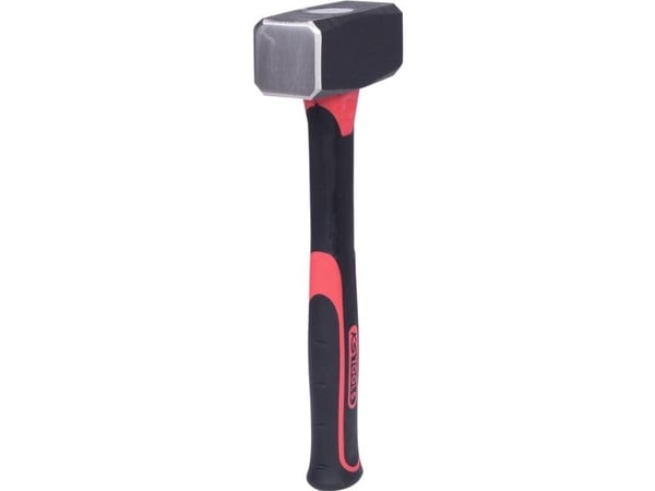 KS Tools 142.5126, Slegge, Stål, Fiberglass, Svart, 26 cm, 1,36 kg