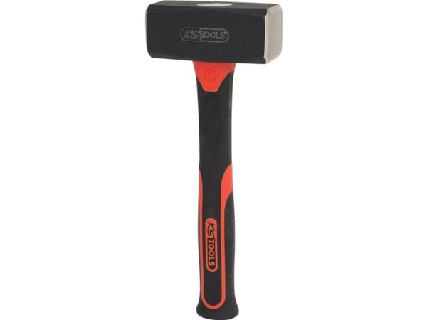 KS Tools 142.5151, Slegge, Stål, Fiberglass, Svart, 28 cm, 1,65 kg