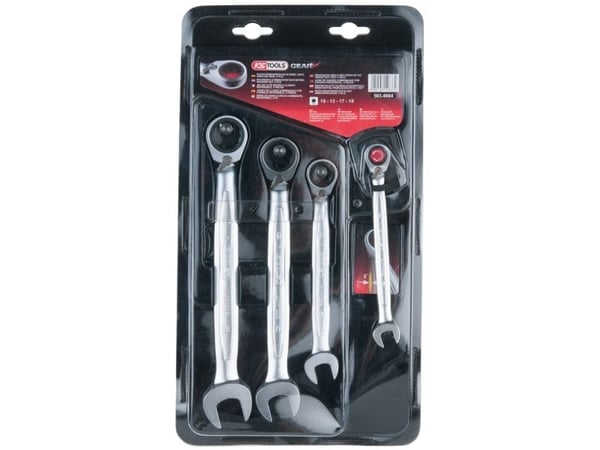 KS Tools 503.4604, Kromvanadiumstål, 72 stykker, DIN 3113, ISO 3318, 4 stykker, 650 g