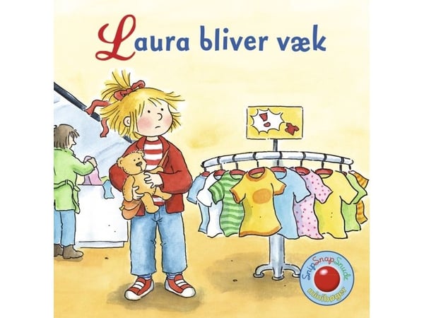 Snip Snap Snude: Laura blir borte - KOLLI á 12 stk. - pris per stk. ca. kr 14,95 | Liane Schneider | Språk: Dansk