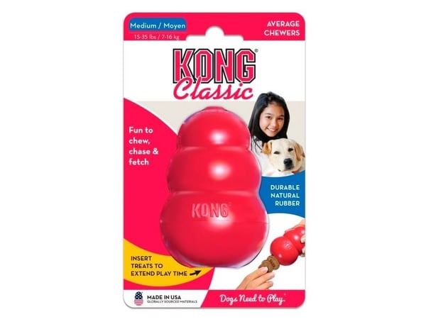 Kong Classic Aktiveringsleksak För Hund Röd M