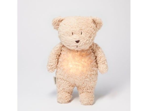 Moonie 2.0 migdukas Organic Humming Bear - sand m. lydopptaksfunksjon