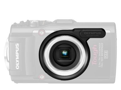 Olympus LG-1 - LED-lysføring - for Olympus TG-2; Stylus TG-2; Stylus Tough TG-2, TG-3; Tough TG-1, TG-2, TG-3, TG-5, TG-6