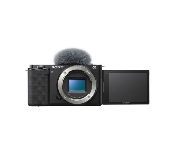 Sony a ZV-E10 - Digitalkamera - spegellöst - 24.2 MP - APS-C - 4 K / 30 fps - endast stomme - Wireless LAN, Bluetooth - svart