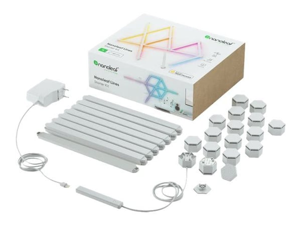 Nanoleaf Lines Starter Kit - Lysstang - LED - 16 millioner farger