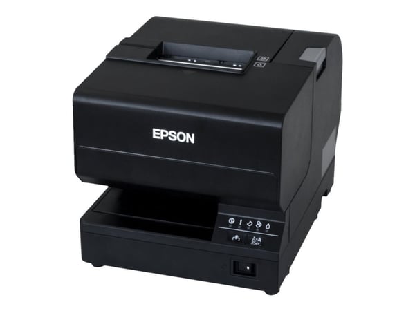 Epson TM J7200 (301) - Kvitteringsskriver - ink-jet - Rull (8 cm) - 600 dpi - inntil 98 mm/sek - USB 2.0, LAN - svart