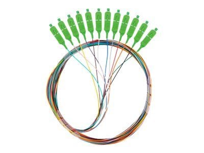 Lanberg - Grisehale - SC/APC-enkeltmodus - 2 m - 0.9 mm - fiberoptisk - 9 / 125 micron - OS2 - multifarge