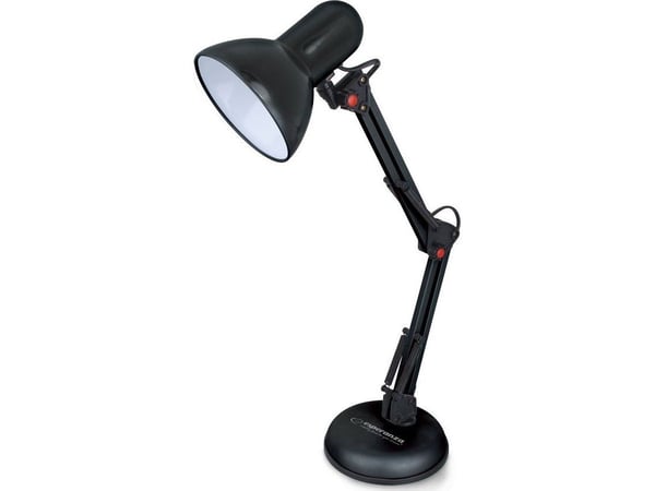 Bordlampe Esperanza ELD112K Esperanza bordlampe e27 avior svart