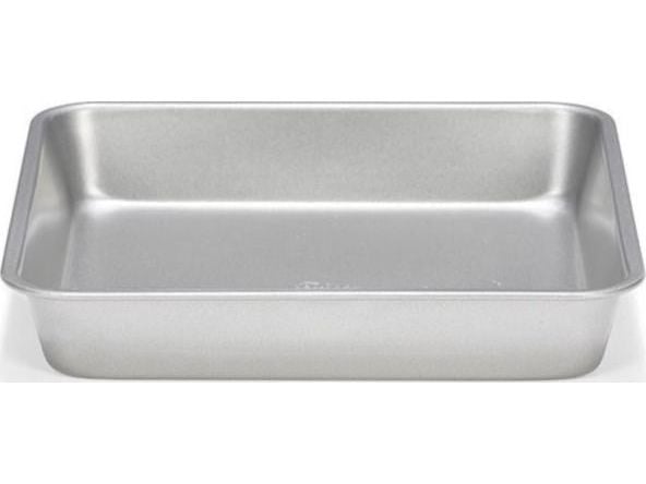 Patisse kvadratisk bakeform 22 x 4 cm i sølvfarget stål
