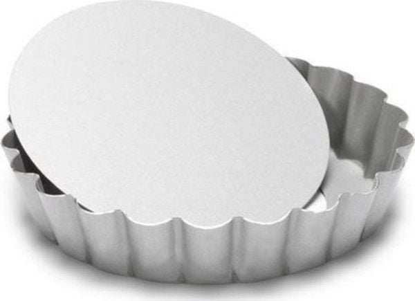 Patisse silver TOP mini pajform/quiche med löstagbar botten 10 cm