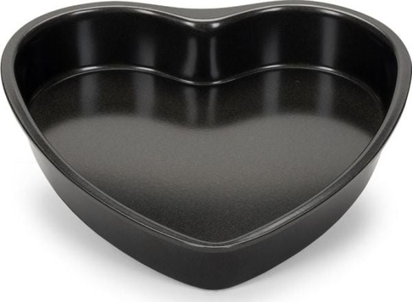 Patisse sydämen muotoinen 11 cm teräs musta