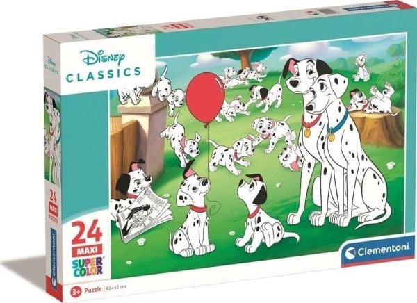 Clementoni CLE maxi-pussel SuperKolor Disney Animals 24245 24
